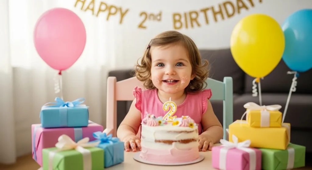  2nd Birthday Wishes for Toddler Girl