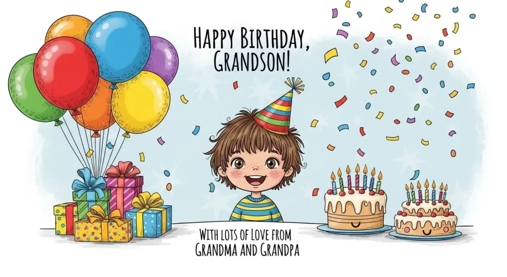 Birthday Wishes for a Young Grandson