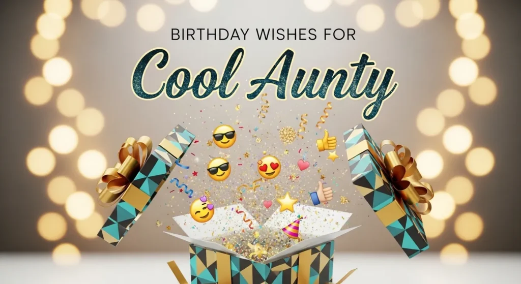 Birthday Wishes for Cool Aunty