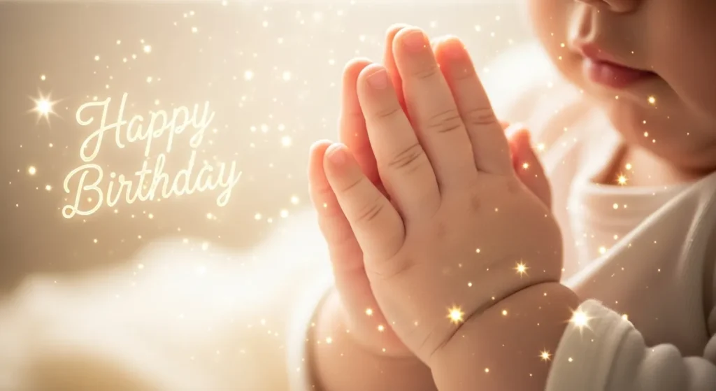 Blessing Birthday Wishes for Baby