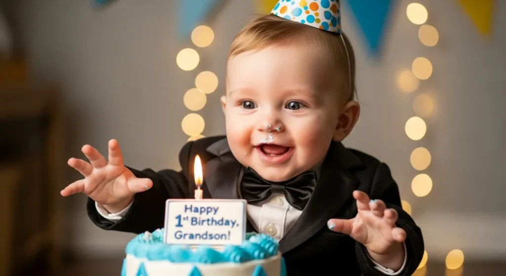 Cute Birthday Wishes for Little Grandson