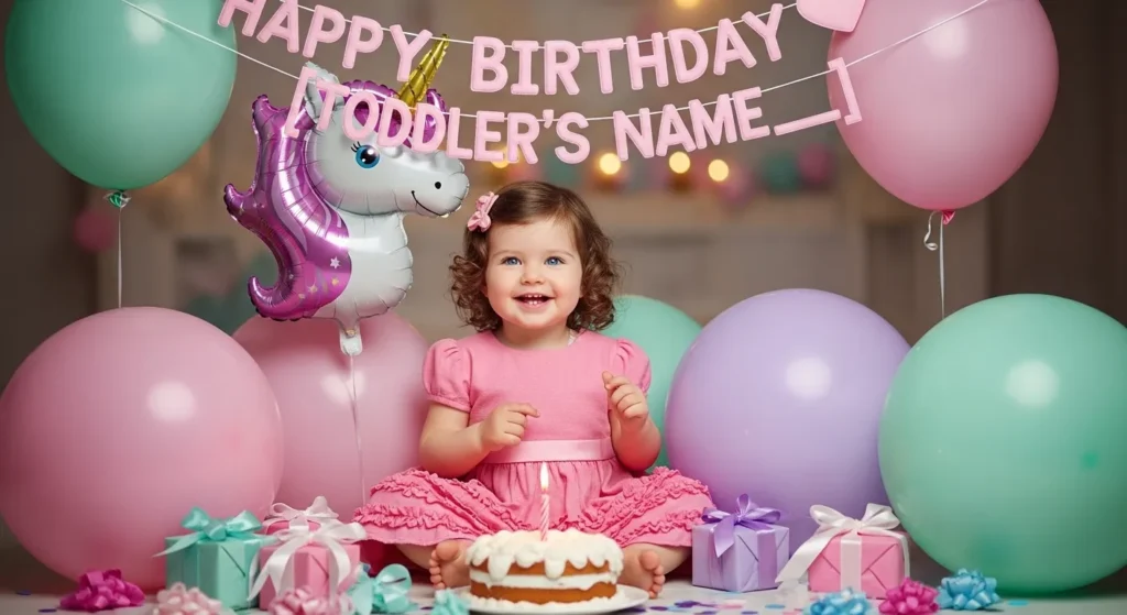Cute Birthday Wishes for Toddler Girl