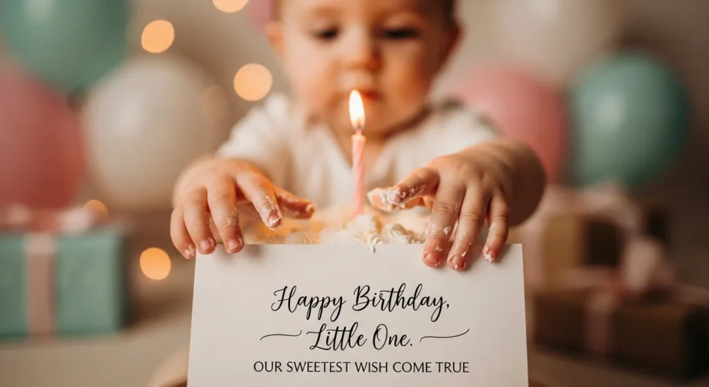 Emotional Birthday Wishes for Baby