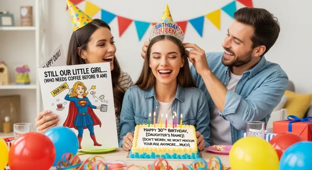 Funny Birthday Wishes for Grown Daughter