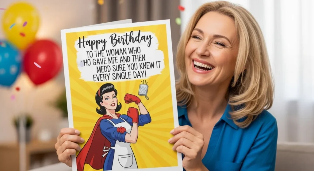Funny Birthday Wishes for Mother
