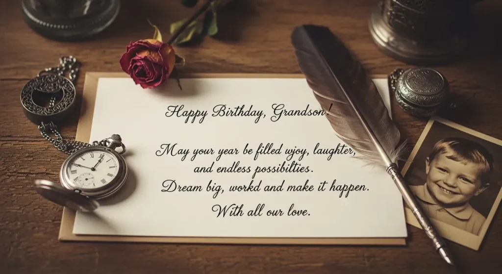 Inspirational Birthday Wishes for Grandson