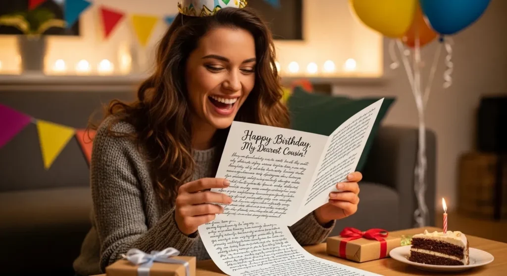 Long Birthday Wishes for Cousin Girl