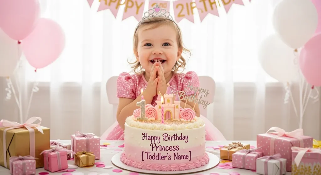 Princess Birthday Wishes for Toddler Girl