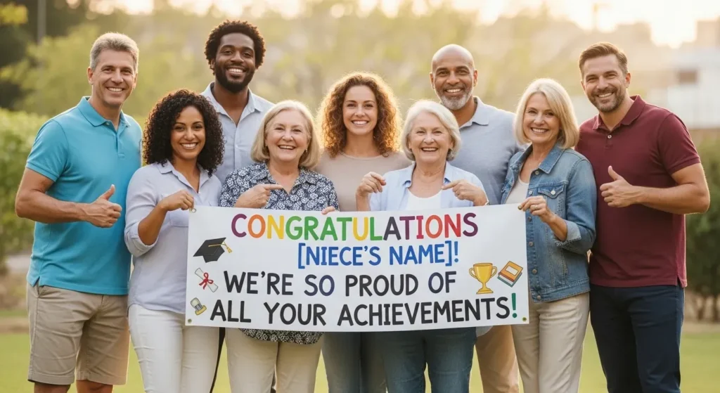Proud Aunt/Uncle Wishes for Niece Achievements
