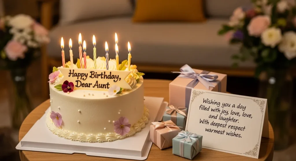 Respectful Birthday Wishes for Aunt