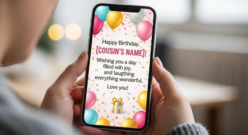 Short Birthday Wishes for Cousin Girl