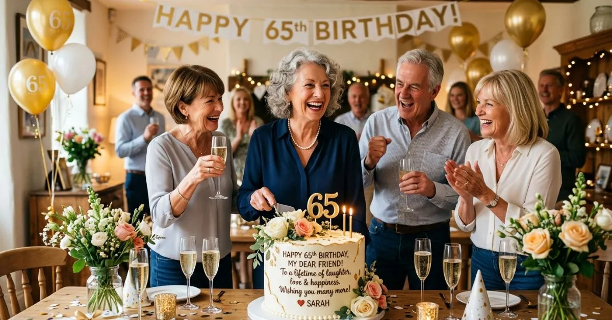 65th Birthday Wishes for Friend