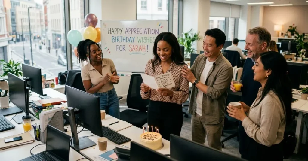 Appreciation Birthday Wishes for Colleague