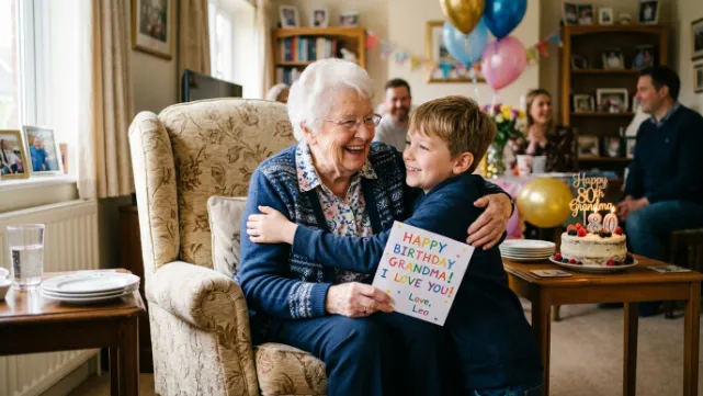 Birthday Wishes for Grandmother from Grandson