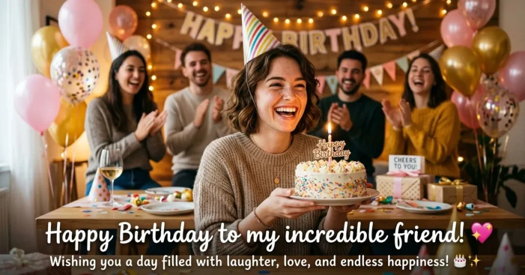 Cute Birthday Wishes for Friend Images