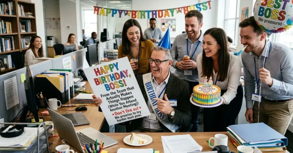 Funny Birthday Wishes for Boss