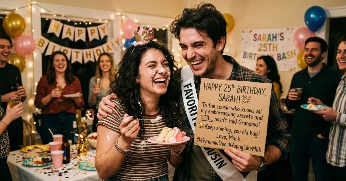 Funny Birthday Wishes For Cousin