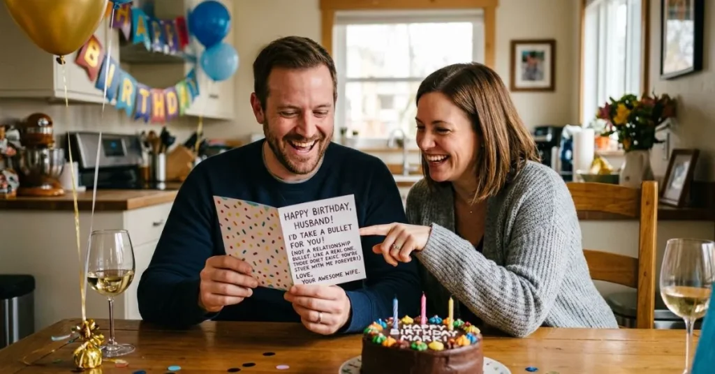 Funny Birthday Wishes for Husband Male
