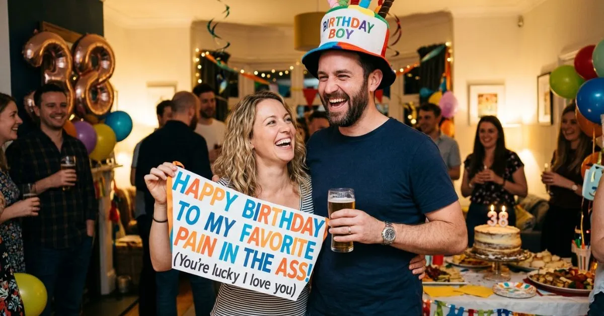 Funny Birthday Wishes for Husband