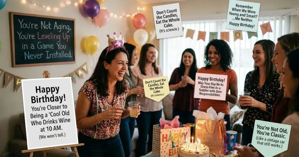 Funny Birthday Wishes for Women Friends
