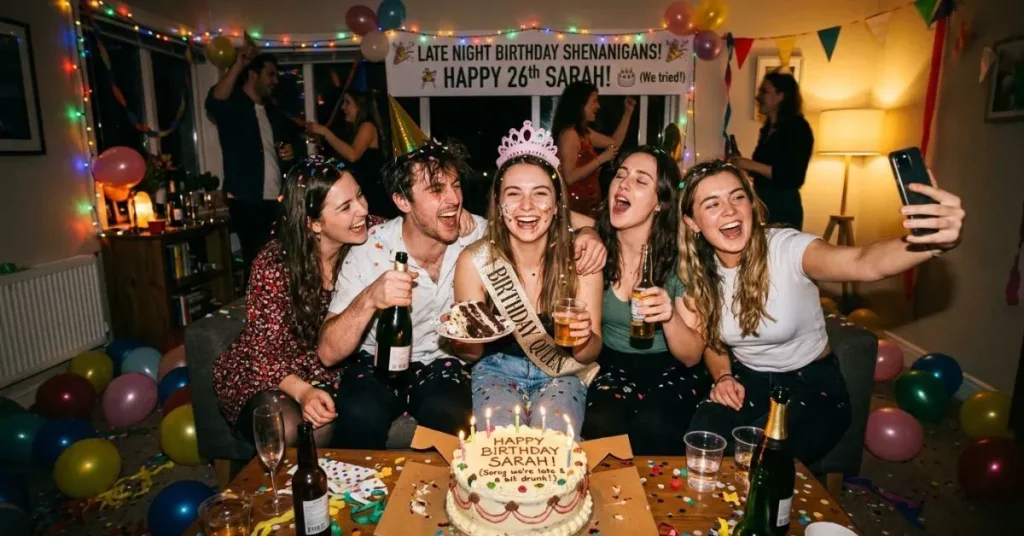 Funny Late Night Party Birthday Wishes