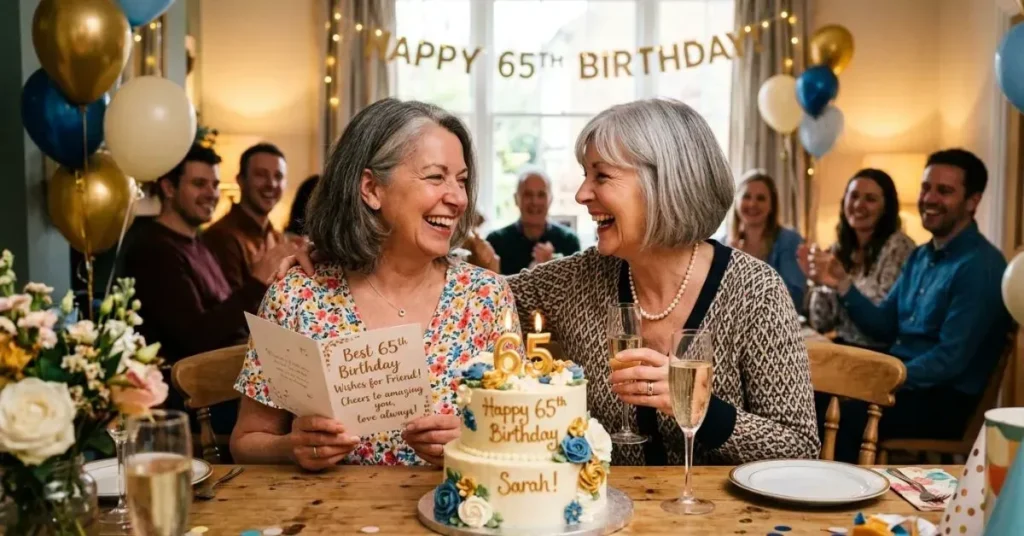 Heart Touching 65th Birthday Wishes for Friend