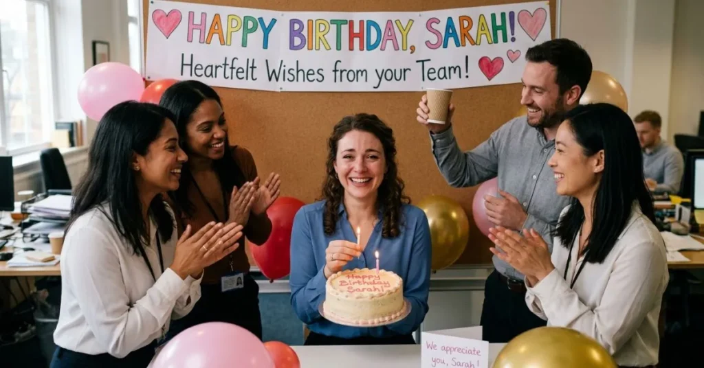 Heartfelt Birthday Wishes for Coworkers