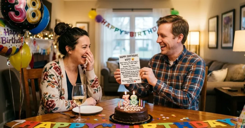 Husband to Wife Funny Birthday Wishes