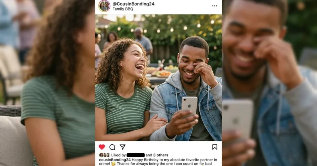 Instagram Caption Funny Wishes for Cousin