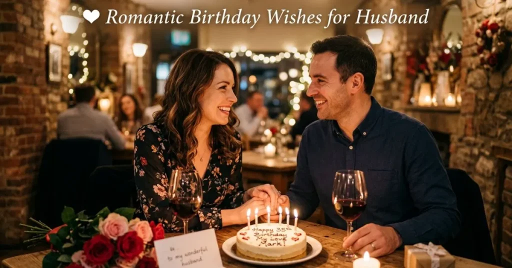 Romantic Birthday Wishes for Husband
