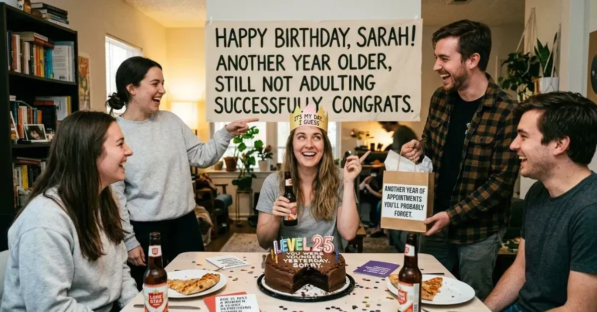 Sarcastic Birthday Wishes for Friend