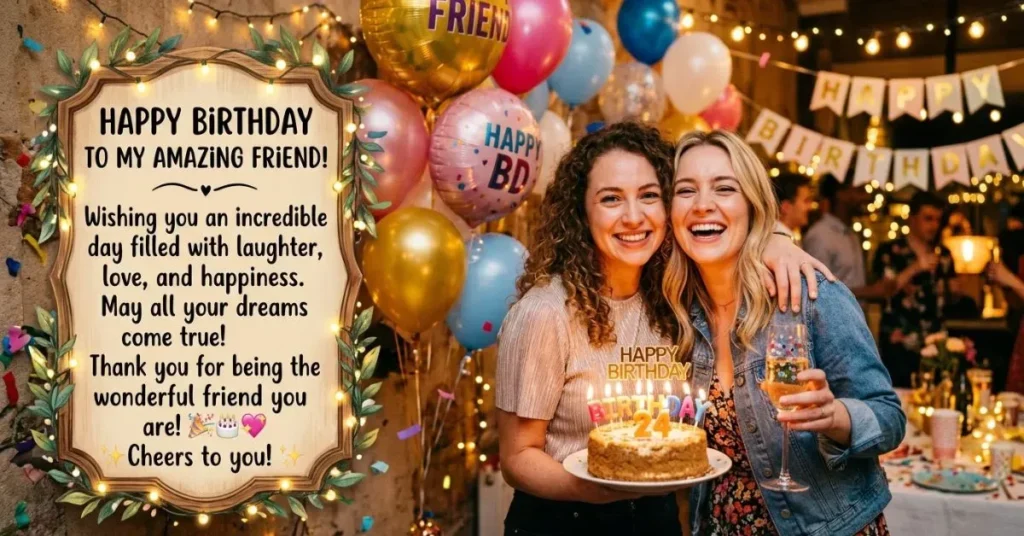 Short Birthday Wishes for Friend Images