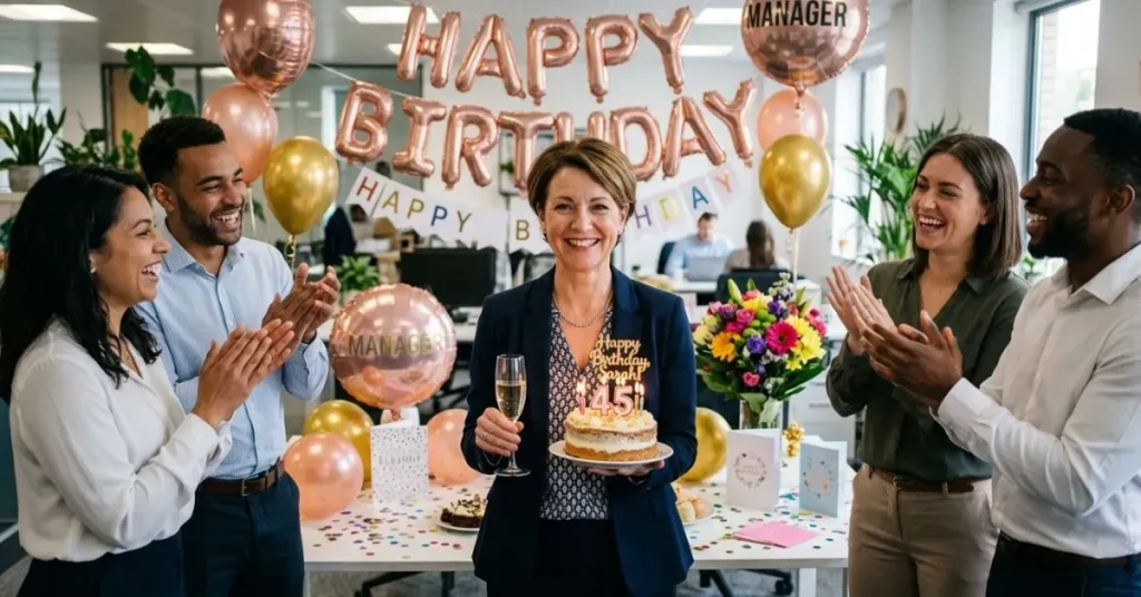 Short Birthday Wishes for Manager Lady