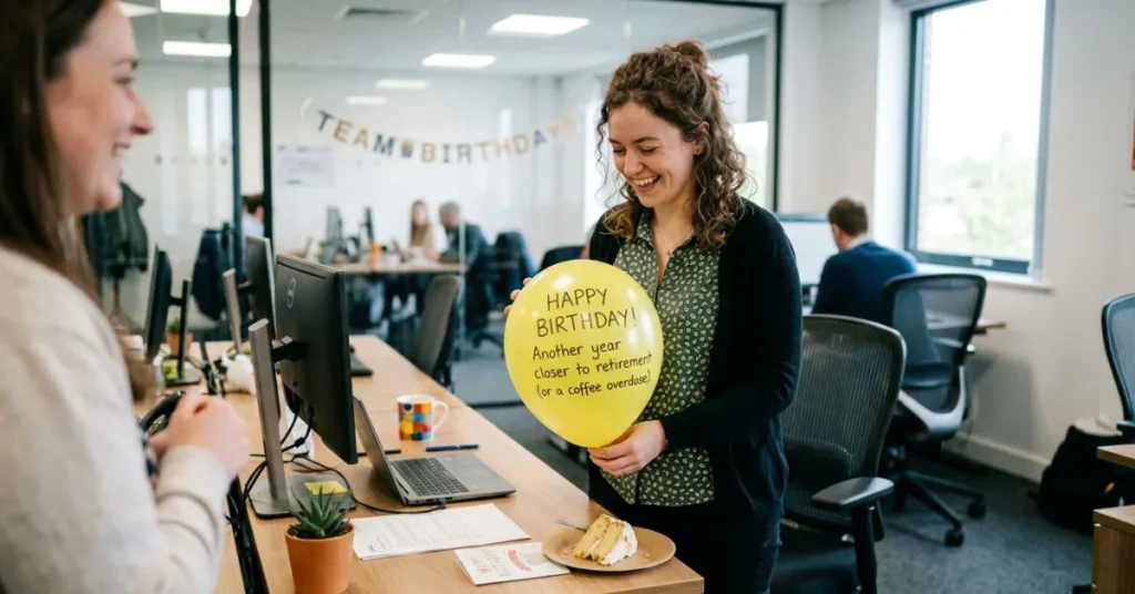 Short Funny Birthday Wishes for Colleague