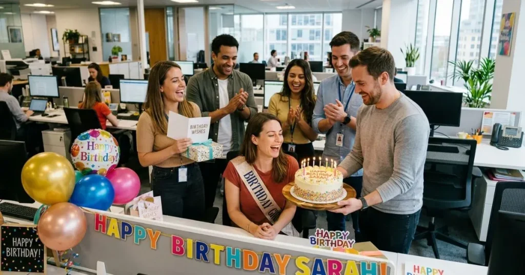 Simple Happy Birthday Wishes for Coworkers