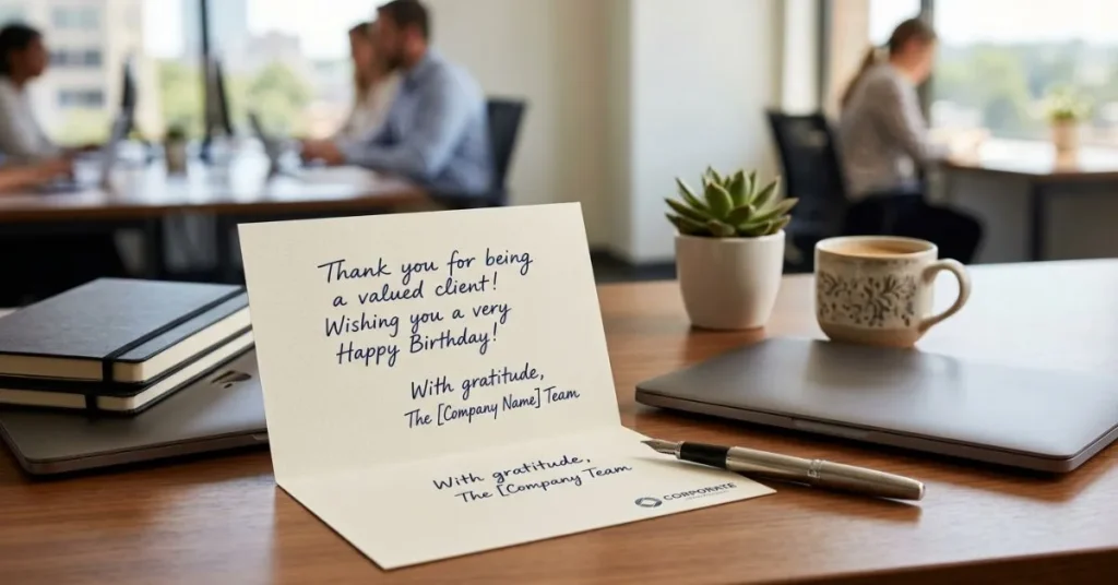 Thank You Birthday Wishes for Clients