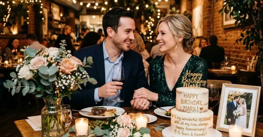Wedding Anniversary Style Birthday Wishes for Husband