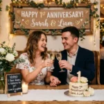 1st Anniversary Wishes for Couple