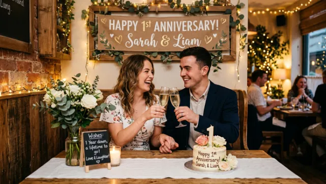 1st Anniversary Wishes for Couple