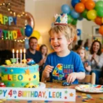 4th birthday wishes for boy