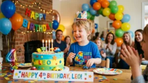 4th birthday wishes for boy