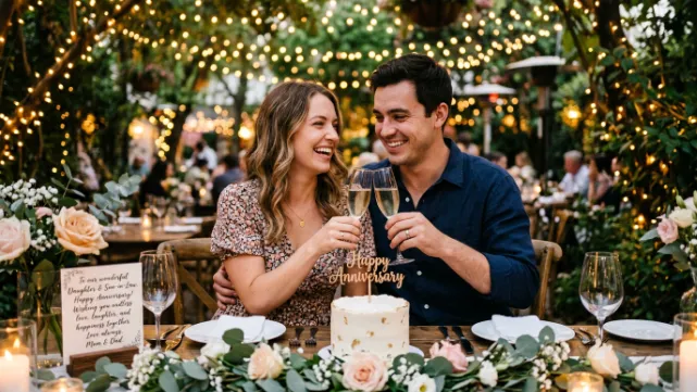 Anniversary Wishes for Daughter and Son-in-Law