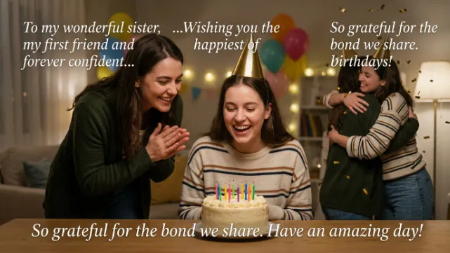 Best Birthday Quotes for Sister GIF