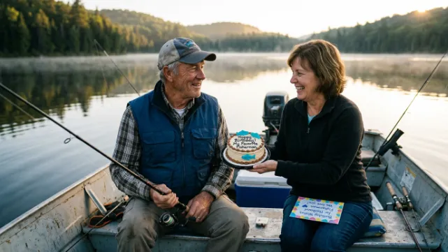 Birthday Wishes for Husband Fisherman