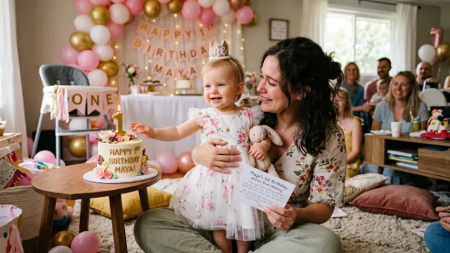From Mom 1st Birthday Wishes for Daughter