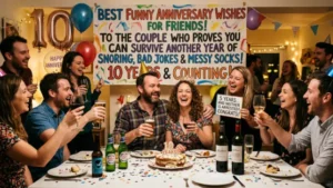 Funny Anniversary Wishes For Friends