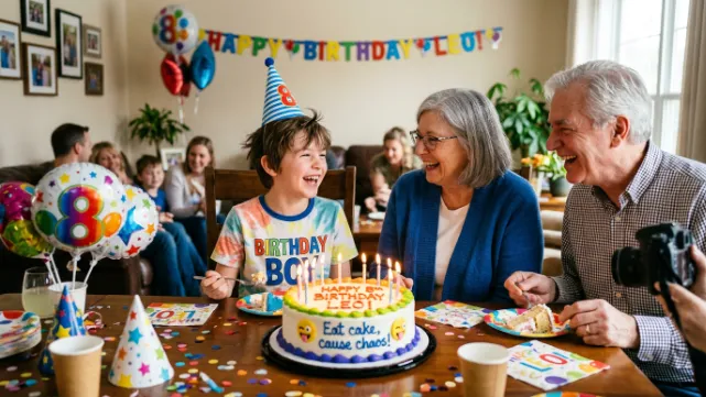 Funny Short Birthday Wishes for Grandson