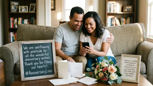 Funny Thank You Messages for Anniversary Wishes