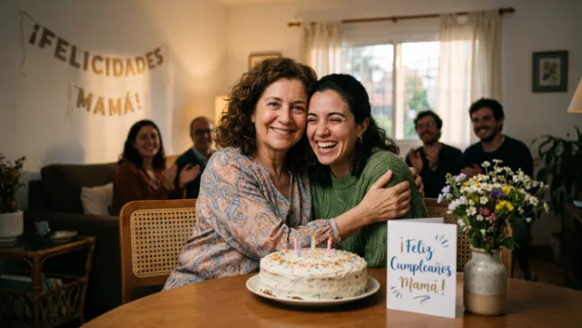 Spanish Birthday Wishes for Mom
