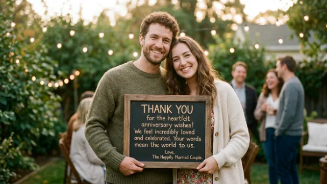 Heartfelt Thank You Quotes for Anniversary Wishes